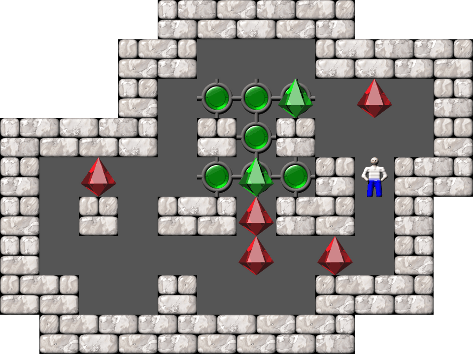 Sokoban Thinking Rabbit Arranged level 312